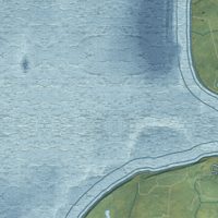 Second close-up of the map of Naknek, Alaska print showing more streets and buildings