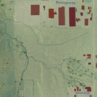 Second close-up of the map of Nashville, Illinois print showing more streets and buildings