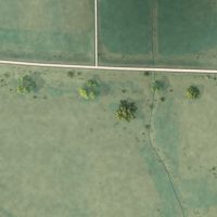 Second close-up of the map of Neal, Kansas print showing more streets and buildings