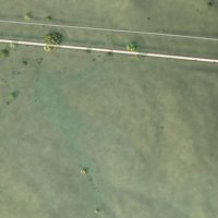 Second close-up of the map of Nenzel, Nebraska print showing more streets and buildings