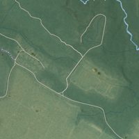 Second close-up of the map of Nesco, New Jersey print showing more streets and buildings