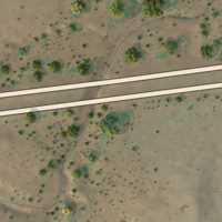 Second close-up of the map of Newkirk, New Mexico print showing more streets and buildings