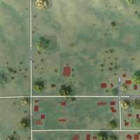 Second close-up of the map of Newport, Nebraska print showing more streets and buildings