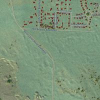 Second close-up of the map of Nisqually Indian Community, Washington print showing more streets and buildings