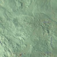 Second close-up of the map of Norwich, Newaygo County, Michigan print showing more streets and buildings