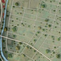 Second close-up of the map of Nutter Fort, West Virginia print showing more streets and buildings