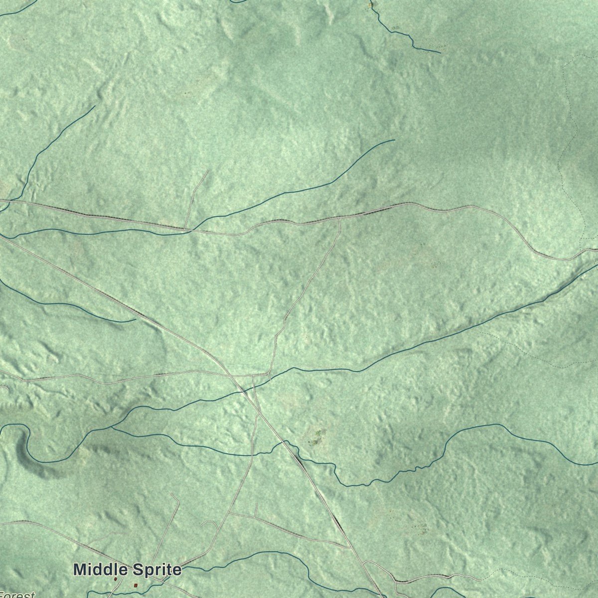 Second close-up of the map of Oppenheim, New York print showing more streets and buildings