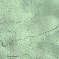 Second close-up of the map of Oppenheim, New York print showing more streets and buildings