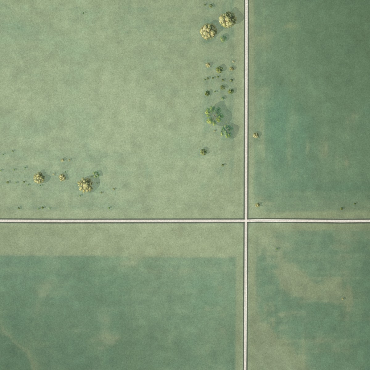 Second close-up of the map of Osco, Illinois print showing more streets and buildings