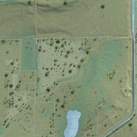 Second close-up of the map of Othello, Washington print showing more streets and buildings
