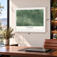 Pactolus, North Carolina map, 18 x 24 inch print in a white frame in a home office