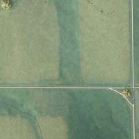 Second close-up of the map of Palmer, Kansas print showing more streets and buildings
