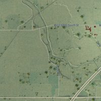 Second close-up of the map of Palmyra, Utah print showing more streets and buildings