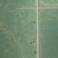 Second close-up of the map of Panola, Illinois print showing more streets and buildings