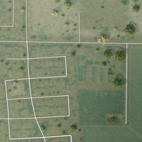 Second close-up of the map of Parkwood, California print showing more streets and buildings