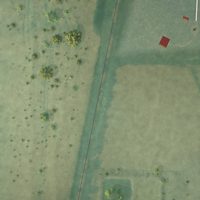 Second close-up of the map of Peck, Kansas print showing more streets and buildings