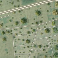 Second close-up of the map of Pena, Texas print showing more streets and buildings