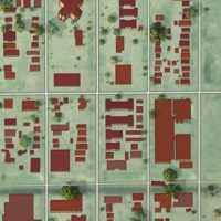Second close-up of the map of Phillips West, Minnesota print showing more streets and buildings