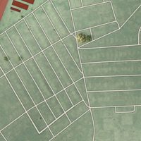 Second close-up of the map of Pimlico Good Neighbors, Maryland print showing more streets and buildings