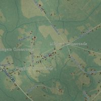 Second close-up of the map of Pleasant Hill, South Carolina print showing more streets and buildings