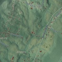 Second close-up of the map of Pleasant Valley, Maryland print showing more streets and buildings