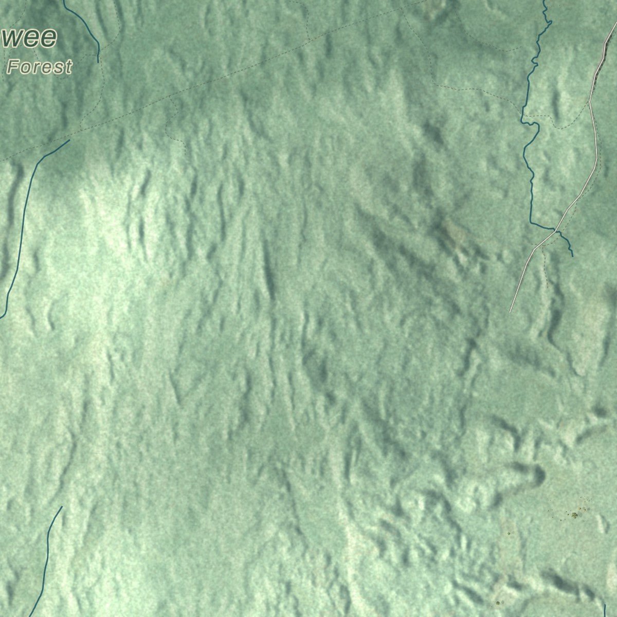 Second close-up of the map of Poestenkill, New York print showing more streets and buildings