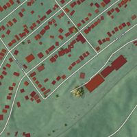 Second close-up of the map of Port Morris, New Jersey print showing more streets and buildings