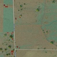 Second close-up of the map of Portage, Utah print showing more streets and buildings