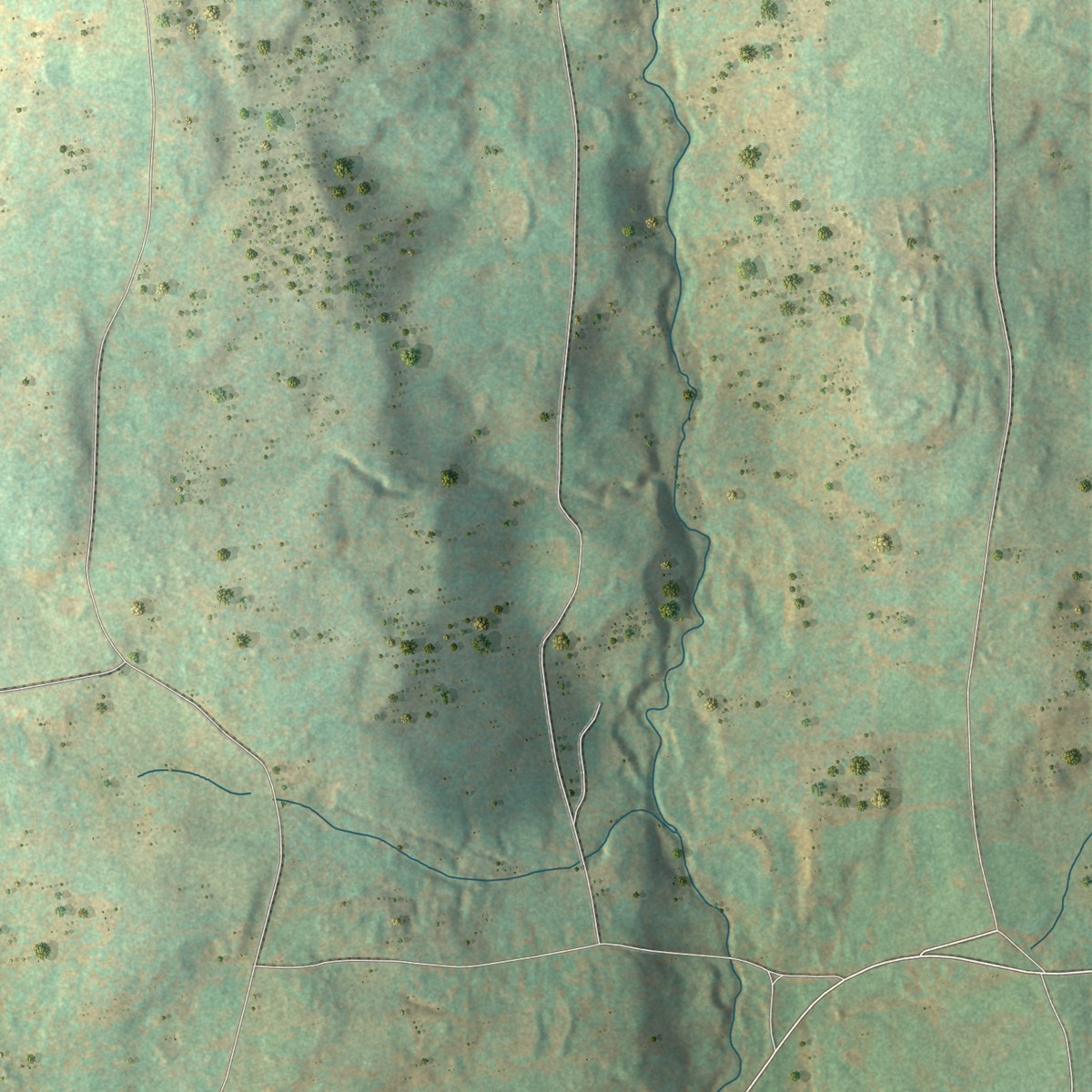 Second close-up of the map of Preston-Potter Hollow, New York print showing more streets and buildings