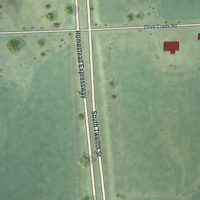 Second close-up of the map of Princeton, Nebraska print showing more streets and buildings