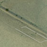 Second close-up of the map of Provo, South Dakota print showing more streets and buildings