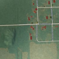 Second close-up of the map of Radley, Kansas print showing more streets and buildings