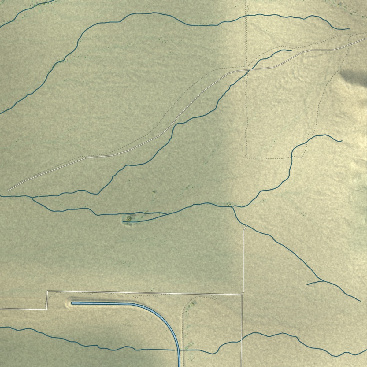 Second close-up of the map of Red Rock, Pinal County, Arizona print showing more streets and buildings