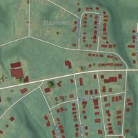 Second close-up of the map of Reid Park, North Carolina print showing more streets and buildings