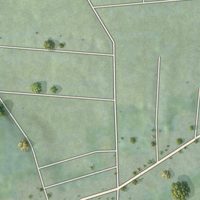 Second close-up of the map of Ridgewood, Ohio print showing more streets and buildings