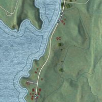 Second close-up of the map of Rifton, New York print showing more streets and buildings