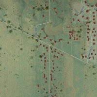 Second close-up of the map of Ringwood, Illinois print showing more streets and buildings