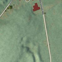 Second close-up of the map of Robertsdale, Pennsylvania print showing more streets and buildings