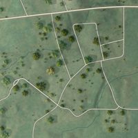 Second close-up of the map of Ruma, Illinois print showing more streets and buildings