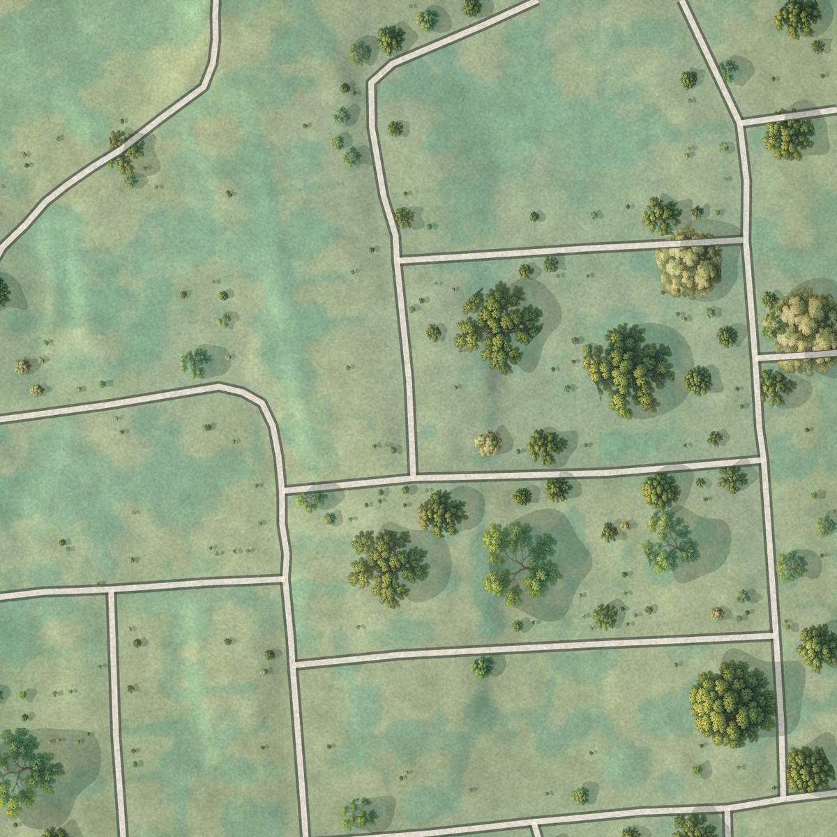 Second close-up of the map of Sacred Heart University, Connecticut print showing more streets and buildings