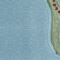 Second close-up of the map of Saddle Rock, New York print showing more streets and buildings