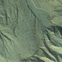 Second close-up of the map of Salem, Utah print showing more streets and buildings