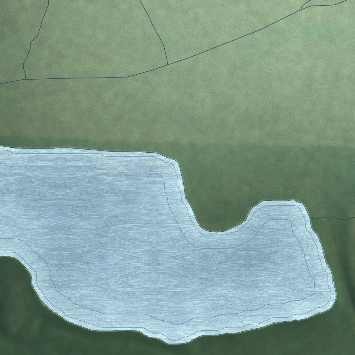 Second close-up of the map of Saline City, Indiana print showing more streets and buildings