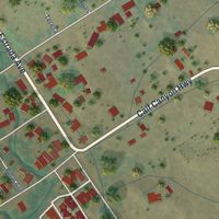 Second close-up of the map of Santa Margarita, California print showing more streets and buildings