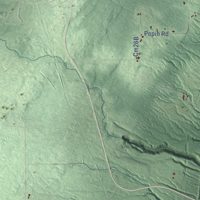 Second close-up of the map of Schoolcraft, Houghton County, Michigan print showing more streets and buildings