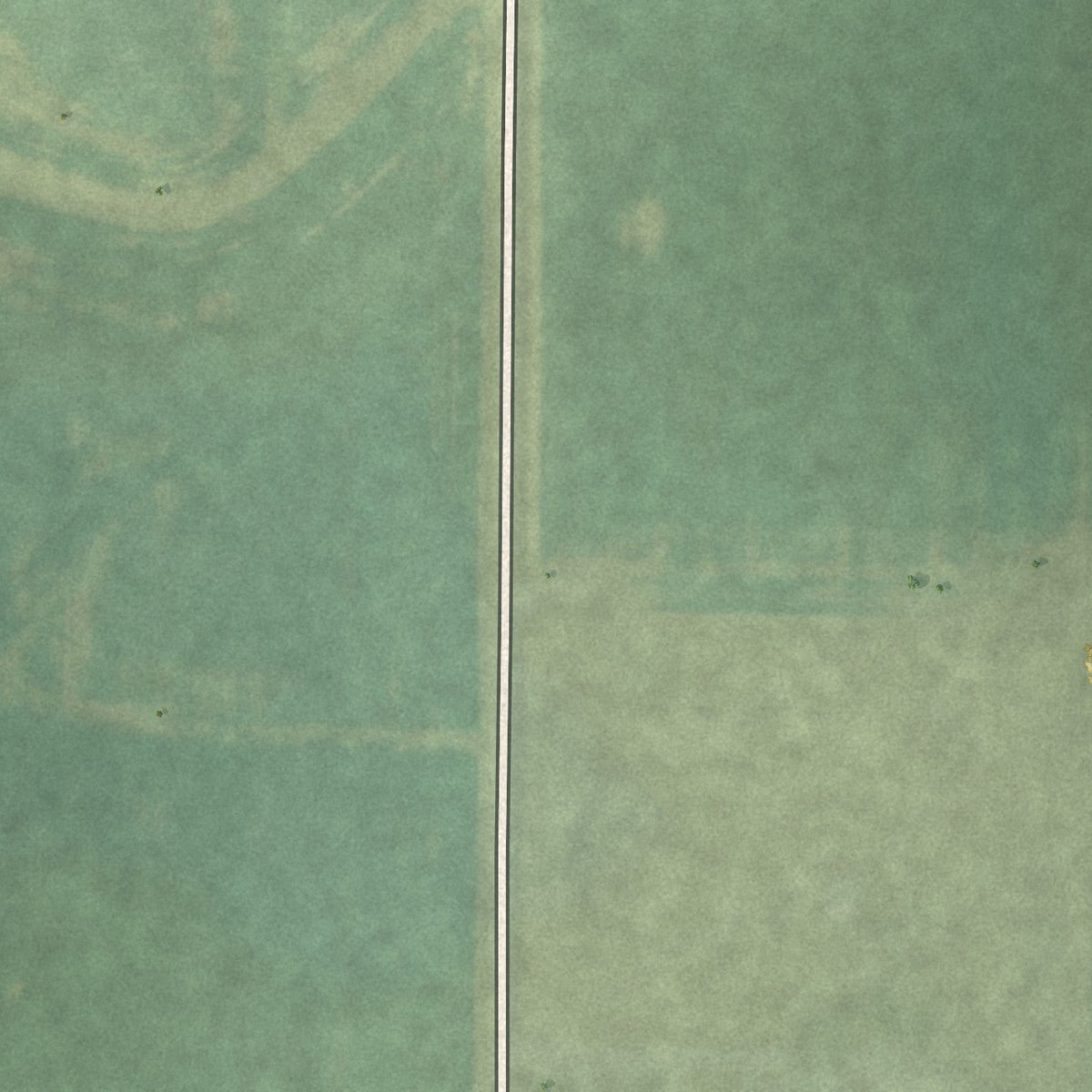 Second close-up of the map of Sciota, Illinois print showing more streets and buildings
