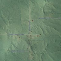 Second close-up of the map of Seif, Wisconsin print showing more streets and buildings