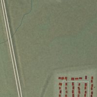 Second close-up of the map of Sheep Springs, New Mexico print showing more streets and buildings