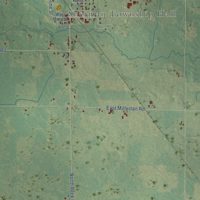 Second close-up of the map of Sherman, Mason County, Michigan print showing more streets and buildings