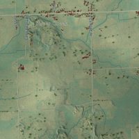 Second close-up of the map of Sherman, Sheboygan County, Wisconsin print showing more streets and buildings